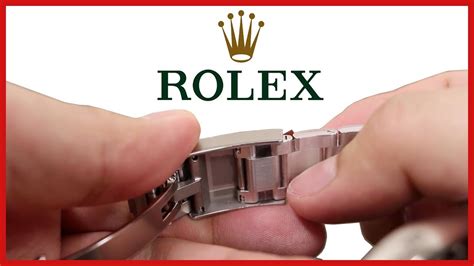 how to adjust oyster bracelet